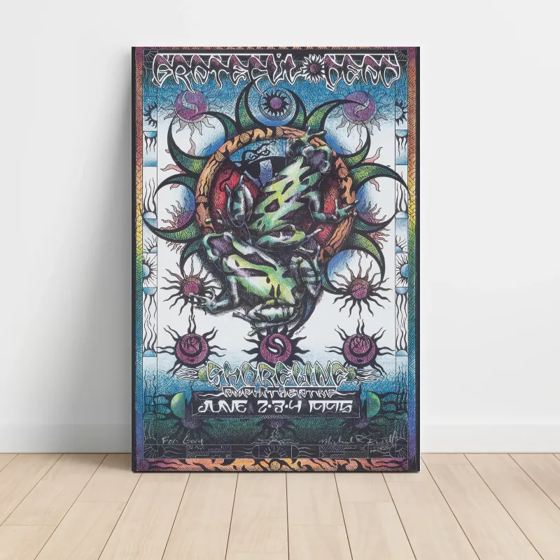 Grateful Dead – Shoreline Amphitheatre 1995 Fine Art Concert Poster