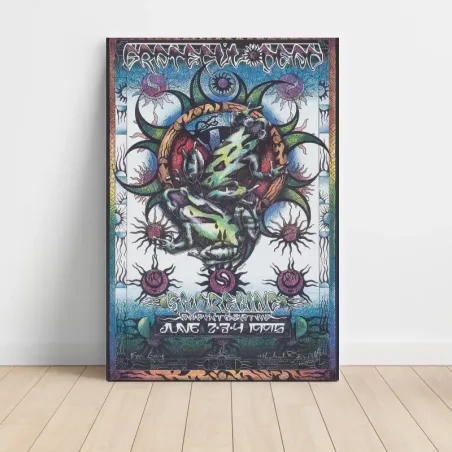 Grateful Dead – Shoreline Amphitheatre 1995 Fine Art Concert Poster
