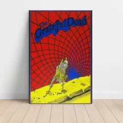Grateful Dead – Skeleton Web Fine Art Music Poster