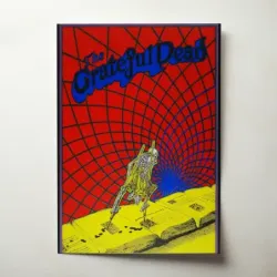Grateful Dead – Skeleton Web Fine Art Music Poster