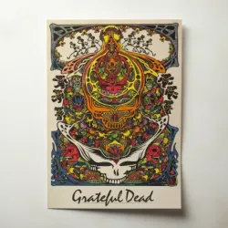 Grateful Dead – Steal Your Face Psychedelic Fine Art Music Poster