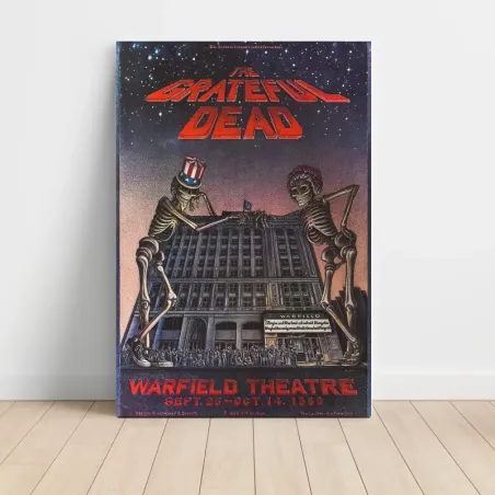 Grateful Dead – Warfield Theatre 1980 Fine Art Concert Poster