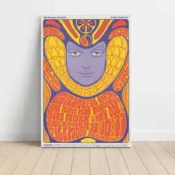 Grateful Dead and Big Mama Mae Thornton – Fillmore Auditorium Fine Art Concert Poster