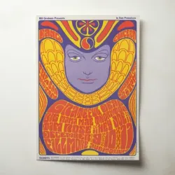 Grateful Dead and Big Mama Mae Thornton – Fillmore Auditorium Fine Art Concert Poster