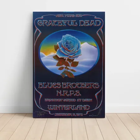 Grateful Dead and The Blues Brothers – Winterland New Year's Eve 1978 Fine Art Concert Poster