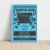 Grateful Dead and Indigo Girls – Autzen Stadium Blue Fine Art Concert Poster