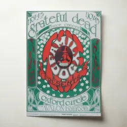 Grateful Dead and Oxford Circle – Avalon Ballroom Family Dog Fine Art Concert Poster