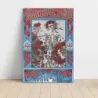 Grateful Dead and Oxford Circle – Avalon Ballroom Skeleton and Roses Fine Art Concert Poster