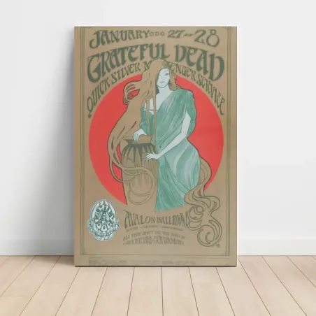 Grateful Dead and Quicksilver Messenger Service – Avalon Ballroom Fine Art Concert Poster
