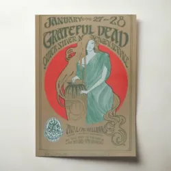 Grateful Dead and Quicksilver Messenger Service – Avalon Ballroom Fine Art Concert Poster