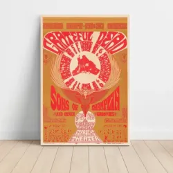 Grateful Dead and Sons of Champlin – Straight Theater Fine Art Concert Poster