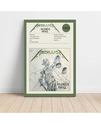 Metallica – ...And Justice For All Fine Art Album Poster