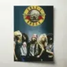 Guns N' Roses – Band Photo With Logo Fine Art Music Poster