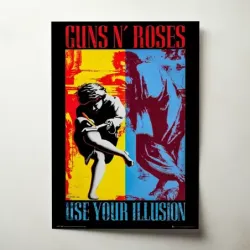 Guns N' Roses – Use Your Illusion Fine Art Music Poster