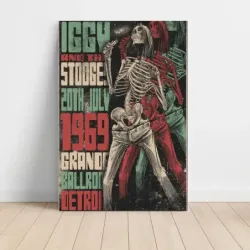 Iggy and The Stooges – Grande Ballroom Detroit 1969 Fine Art Concert Poster
