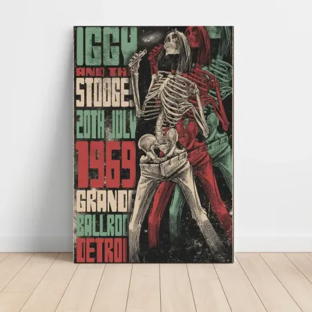 Iggy and The Stooges – Grande Ballroom Detroit 1969 Fine Art Concert Poster