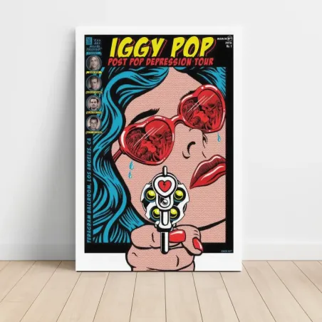 Iggy Pop – Post Pop Depression Teragram Ballroom Los Angeles 2016 Fine Art Concert Poster