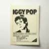 Iggy Pop and Wayne Kramer's Air-Raid – Beer Garden Montreal Fine Art Concert Poster