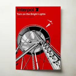 Interpol – Turn On The Bright Lights Mexico City 2017 Fine Art Concert Poster