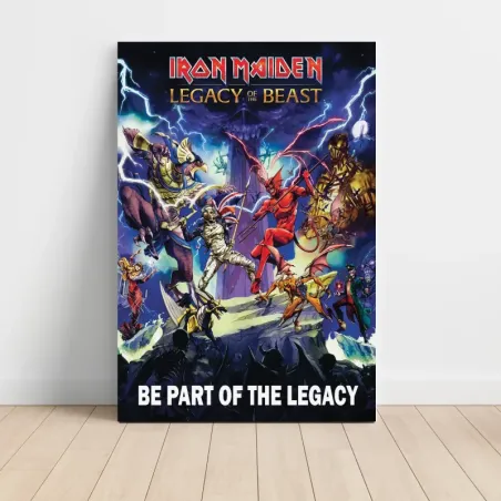 Iron Maiden – Legacy Of The Beast Fine Art Music Poster