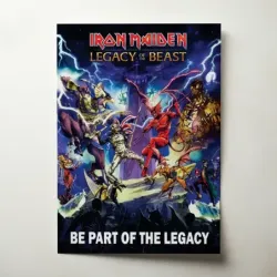 Iron Maiden – Legacy Of The Beast Fine Art Music Poster
