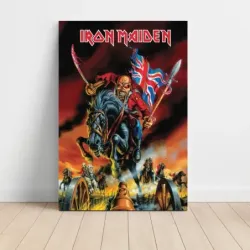 Iron Maiden – Maiden England Union Jack Fine Art Music Poster