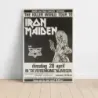 Iron Maiden – The Killer World Tour '81 Nijmegen Fine Art Concert Poster