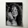 Janis Joplin – Black and White Photo Fine Art Music Poster