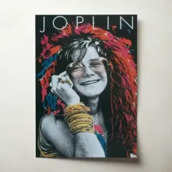 Janis Joplin – Colour Photo Fine Art Music Poster