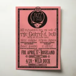Jazz Is Dead – Roseland Portland and Wild Duck Eugene Fine Art Concert Poster