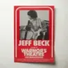Jeff Beck – Warnor's Theatre Fine Art Concert Poster
