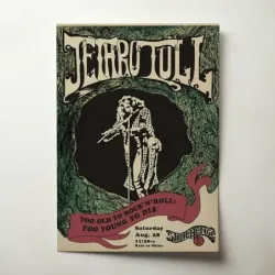 Jethro Tull – Too Old To Rock 'N' Roll Stonehenge Fine Art Concert Poster
