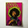 Jimi Hendrix – Psychedelic Portrait Pink Fine Art Music Poster