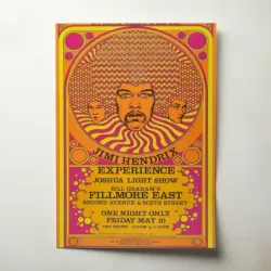Jimi Hendrix Experience – Fillmore East Fine Art Concert Poster