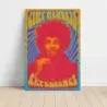 Jimi Hendrix Experience – Psychedelic Portrait Fine Art Music Poster