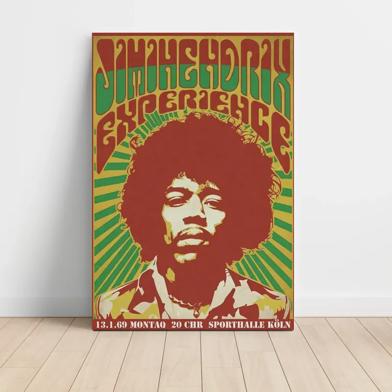 Jimi Hendrix Experience – Sporthalle Köln 1969 Fine Art Concert Poster
