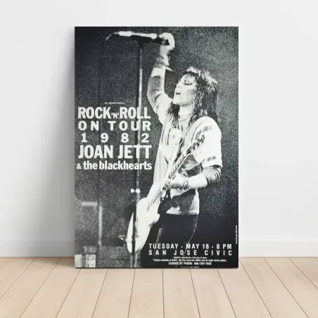 Joan Jett and The Blackhearts – San Jose Civic 1982 Fine Art Concert Poster