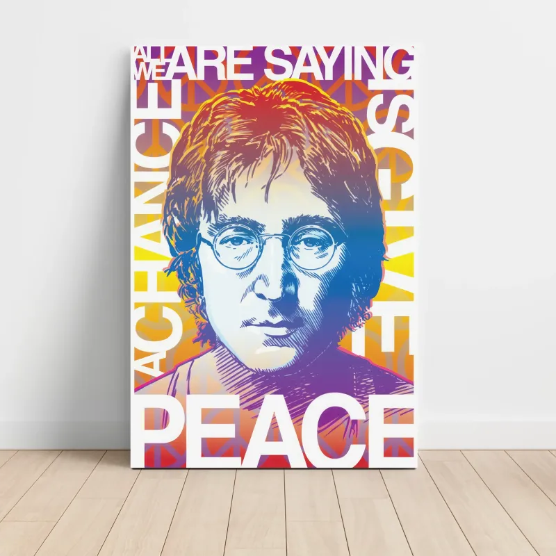 John Lennon – All We Are Saying Peace Fine Art Music Poster
