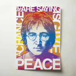 John Lennon – All We Are Saying Peace Fine Art Music Poster