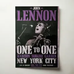 John Lennon – One To One Madison Square Garden 1972 Fine Art Concert Poster