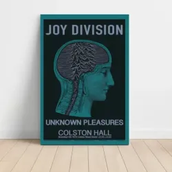 Joy Division – Unknown Pleasures Colston Hall Bristol 1979 Fine Art Concert Poster