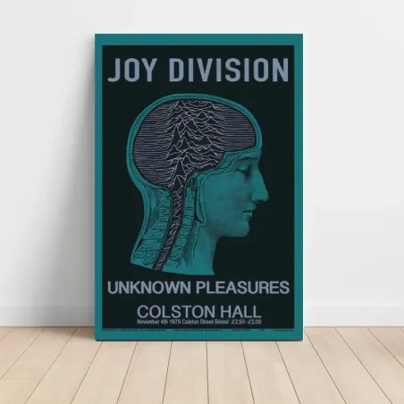 Joy Division – Unknown Pleasures Colston Hall Bristol 1979 Fine Art Concert Poster