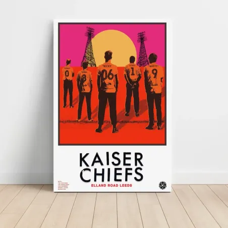 Kaiser Chiefs – Elland Road Leeds Fine Art Concert Poster