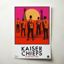 Kaiser Chiefs – Elland Road Leeds Fine Art Concert Poster