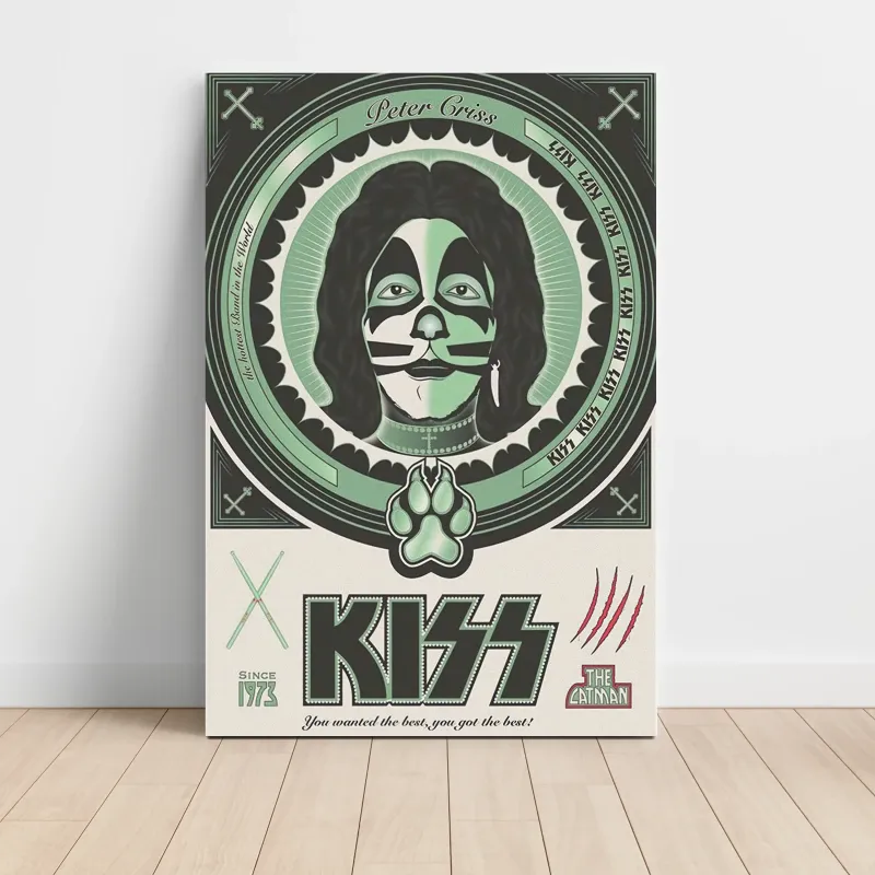 Kiss – Peter Criss The Catman Fine Art Music Poster
