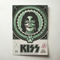 Kiss – Peter Criss The Catman Fine Art Music Poster