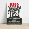 Kiss and Bob Seger – Destroyer Show Houston Summit Fine Art Concert Poster