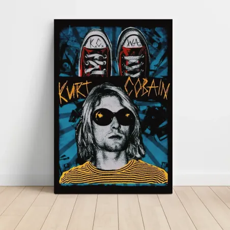 Kurt Cobain – Sunglasses Illustration Fine Art Music Poster