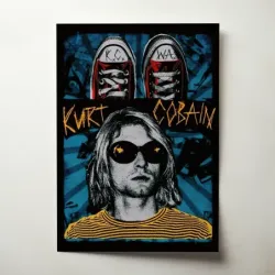 Kurt Cobain – Sunglasses Illustration Fine Art Music Poster
