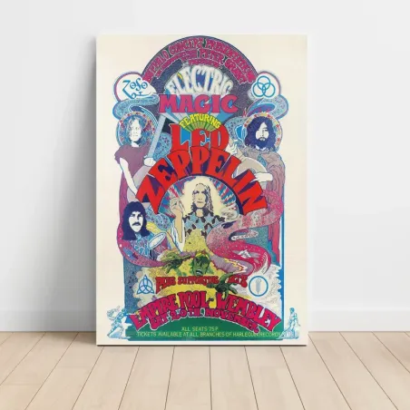 Led Zeppelin – Electric Magic Empire Pool Wembley Fine Art Concert Poster